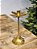 PORTA VELA EM METAL DOURADO 32CM - Imagem 3