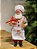 PAPAI NOEL COLECIONÁVEL COZINHEIRO 30CM - Imagem 5