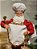 PAPAI NOEL COLECIONÁVEL COZINHEIRO 28CM - Imagem 2