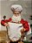 PAPAI NOEL COLECIONÁVEL COZINHEIRO 28CM - Imagem 4