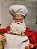 PAPAI NOEL COLECIONÁVEL COZINHEIRO 28CM - Imagem 5