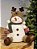 BONECO DE NEVE COM TOUCA DE RENA 30CM - Imagem 4