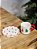 CANECA DECORATIVA COM PIRES BRANCO E VERMELHO 9CM - Imagem 2