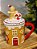 CANECA COM TAMPA GINGERBREAD VERMELHO E BEGE 17CM - Imagem 3