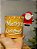 CANECA DECORATIVA NOEL VERMELHO E BEGE 13CM - Imagem 2