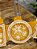 PETISQUEIRA DECORATIVA GINGERBREAD BEGE E BRANCO 33CM - Imagem 3