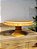 BASE DECORATIVA FLOCO DE NEVE BEGE E BRANCO 22CM - Imagem 2