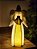 ANJO EM RESINA COM LUZ BRANCO E DOURADO 39CM - Imagem 2