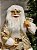 PAPAI NOEL DE LUXO EM PÉ DOURADO COM CHAMPANHE 60CM - Imagem 3
