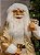 PAPAI NOEL DE LUXO EM PÉ DOURADO COM CHAMPANHE 60CM - Imagem 6