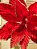 FLOR POINSETIA DECORATIVA VERMELHO 20CM - PRÉ VENDA 2025 - Imagem 2