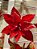 FLOR POINSETIA DECORATIVA VERMELHO 20CM - PRÉ VENDA 2025 - Imagem 1