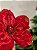 FLOR MAGNOLIA DECORATIVA VERMELHO 20CM - Imagem 3
