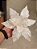 FLOR POINSETIA DECORATIVA BRANCO 20CM - PRÉ VENDA 2025 - Imagem 5