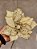 FLOR POINSETIA COM GLITTER OURO 25CM - PRÉ VENDA 2025 - Imagem 2