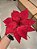 FLOR POINSETIA GLITTER VERMELHO 30CM - PRÉ VENDA 2025 - Imagem 4