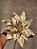 FLOR POINSETIA GLITTER CHAMPANHE 32CM - PRÉ VENDA 2025 - Imagem 2