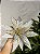 FLOR BICO DE PAPAGAIO PRATA E DOURADO AVELUDADO 33CM - Imagem 2