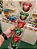 BOLA MICKEY E MINNIE VERMELHO E VERDE 6CM KIT COM 6 UNIDADES - PRÉ VENDA 2025 - Imagem 1