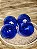 BOLA TRANSLÚCIDA AZUL 10CM KIT COM 4 UNIDADES - Imagem 1