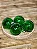 BOLA TRANSLÚCIDA VERDE 10CM COM 4 UNIDADES - Imagem 1