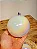 BOLA PEROLADA BRANCA IRIDESCENTE 10CM COM 3 UNIDADES - Imagem 2