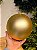 BOLA TRADICIONAL DOURADA FOSCA 20CM COM 1 UNIDADE *LER ANÚNCIO* - Imagem 1