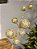 GALHO DECORATIVO COM BOLAS COM GLITTER DOURADO 70CM - Imagem 4