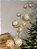 GALHO DECORATIVO COM BOLAS COM GLITTER DOURADO 70CM - Imagem 1