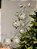GALHO DECORATIVO COM BOLAS COM GLITTER PRATA 70CM - Imagem 1