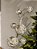GALHO DECORATIVO COM BOLAS COM GLITTER PRATA 70CM - Imagem 3