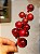 GALHO DECORATIVO COM BOLAS VERMELHO 30CM - Imagem 1