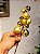 GALHO DECORATIVO COM BOLAS DOURADO 30CM - Imagem 1