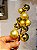 GALHO DECORATIVO COM BOLAS DOURADO 30CM - Imagem 3