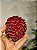 BOLA DECORADA PINHA VERMELHA 10CM - Imagem 3