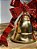 SINO DECORATIVO EM METAL VERMELHO E OURO 29CM - Imagem 3