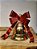SINO DECORATIVO EM METAL VERMELHO E OURO 29CM - Imagem 1
