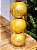 BOLA DECORADA OURO PEROLADA 8CM COM 6 UNIDADES - Imagem 2