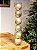 BOLA DECORADA CHAMPANHE PEROLADA 8CM COM 6 UNIDADES - Imagem 1