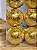 BOLA AÇUCARADA OURO 8CM COM 6 UNIDADES - Imagem 2