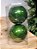 BOLA BRILHO VERMELHA 12CM COM 2 UNIDADES - Imagem 1