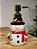 SABONETEIRA PUMP BONECO DE NEVE 18,5CM - Imagem 1