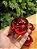 BOLA GUIZO EM METAL VERMELHO 8CM COM 3 UNIDADES - Imagem 2