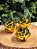 BOLA GUIZO EM METAL DOURADO 8CM COM 3 UNIDADES - Imagem 1