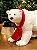 URSO POLAR GIGANTE COM CACHECOL VERMELHO 85CM - Imagem 4