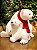 URSO POLAR COM FILHOTE GIGANTE COM CACHECOL VERMELHO 65CM - Imagem 1