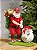 PAPAI NOEL GOLF COLEÇÃO KURT S. ADLER 27CM - Imagem 1