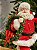 PAPAI NOEL COM LANTERNA COLEÇÃO KURT S. ADLER 27CM - Imagem 2
