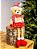 URSA VERMELHA E BRANCA LOLLIPOP SENTADA 57CM - Imagem 3