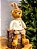 URSO SENTADO COM TOUCA XADREZ 55CM - Imagem 5